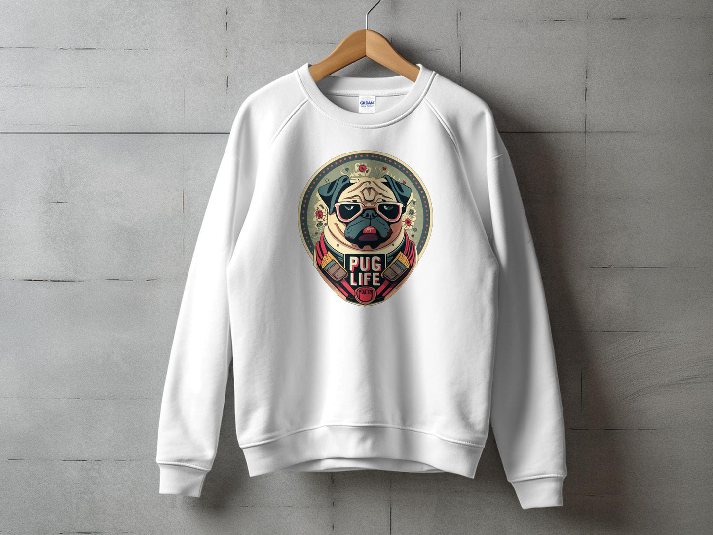 Pug Life Crewneck Sweatshirt