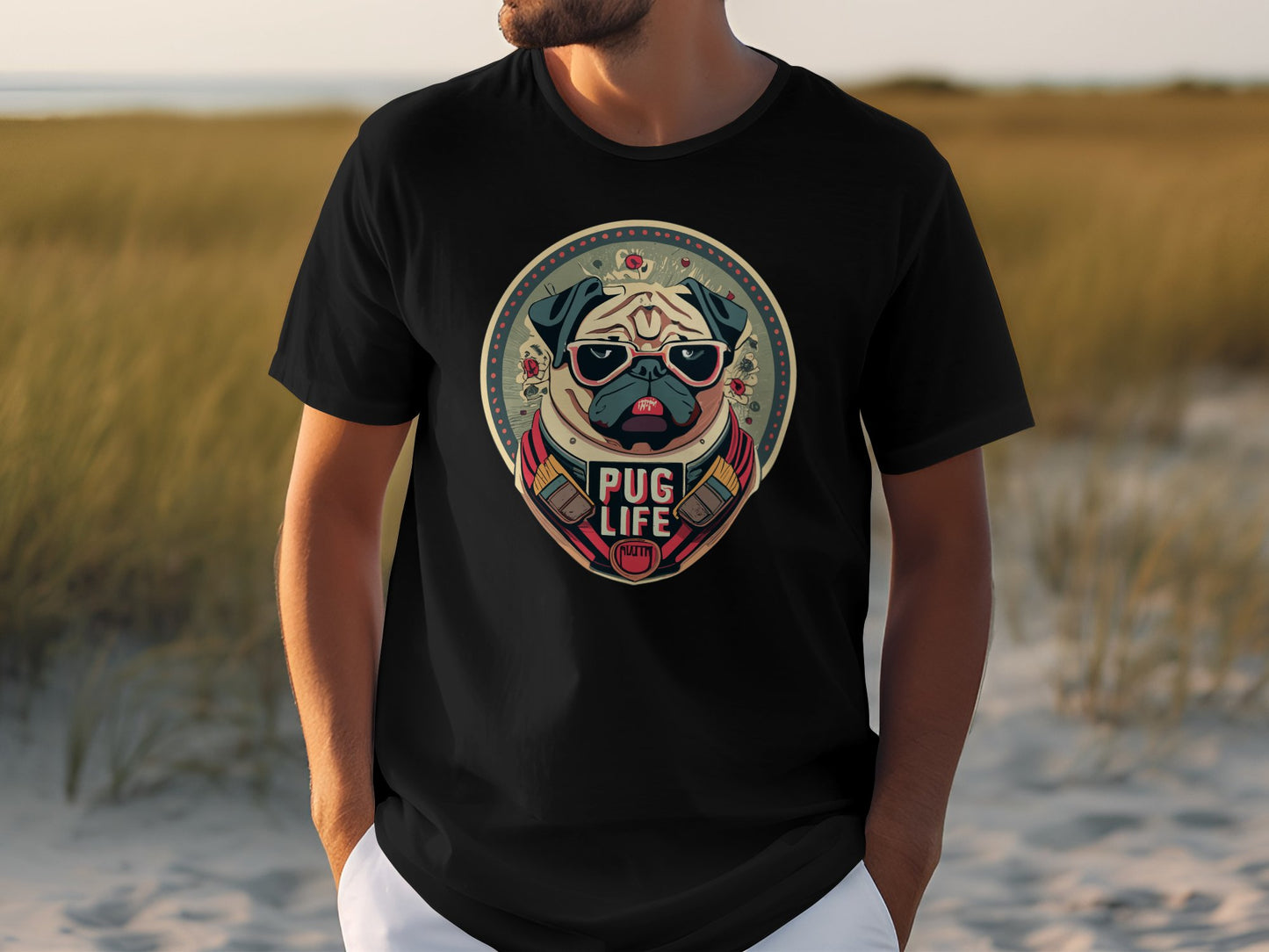 Pug Life Classic Crewneck T-shirt