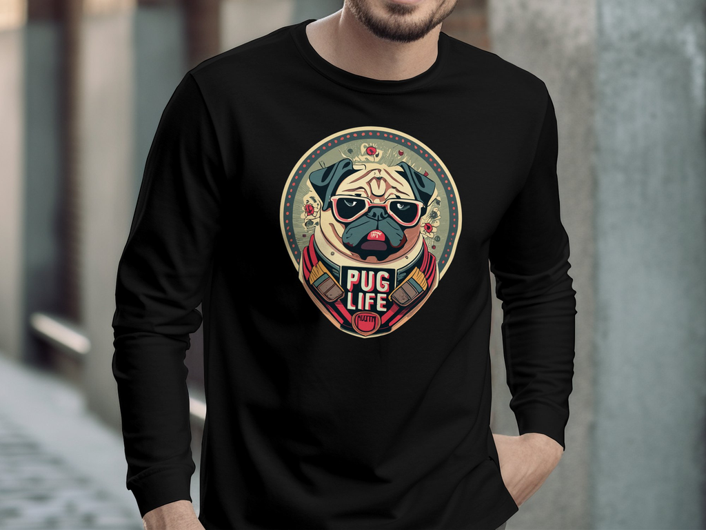 Pug Life Longsleeve T-shirt