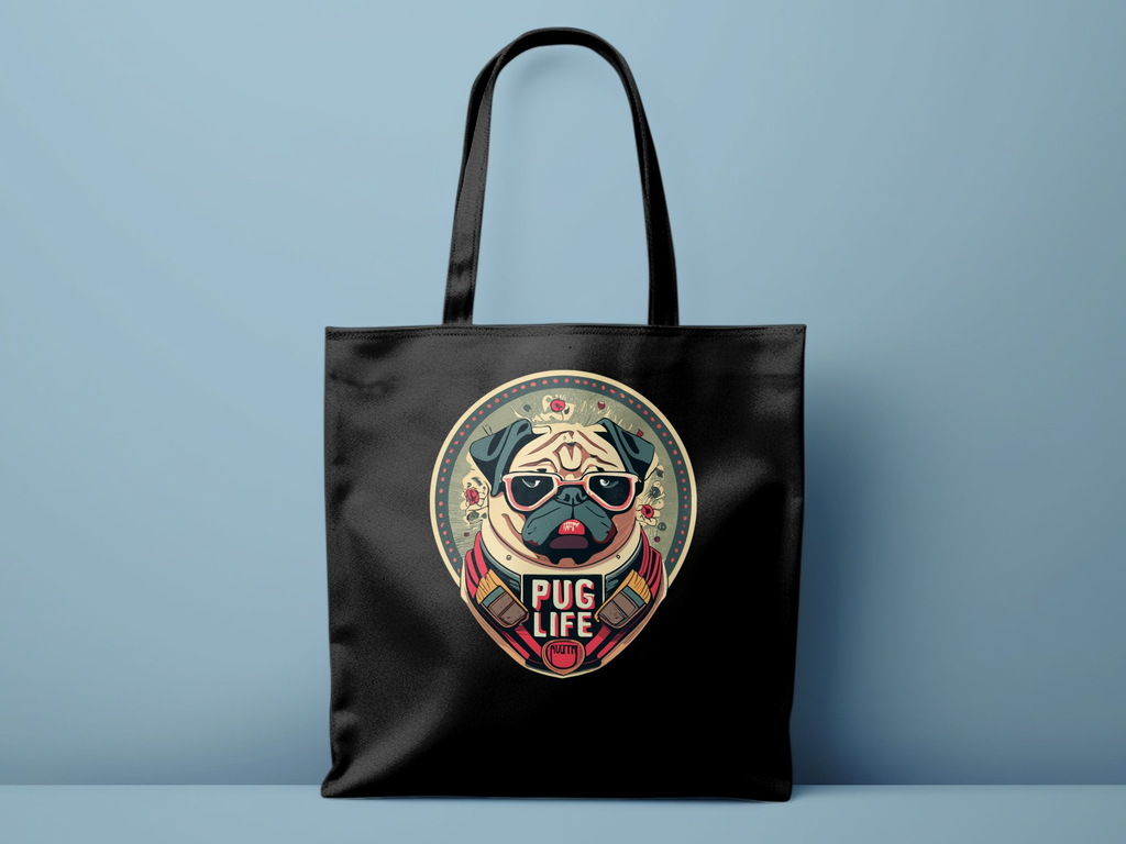 Pug Life Tote Bag