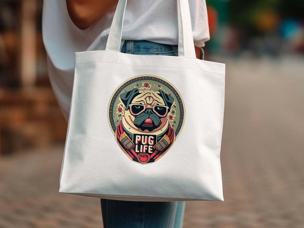 Pug Life Tote Bag